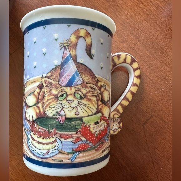 Danbury Mint Comical Cats Porcelain Collector Mugs Gary Patterson 6 mugs - Picture 12 of 15